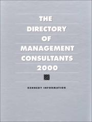 The Directory of management consultants 2000 /