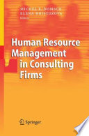 Human resource management in consulting firms /