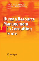 Human resource management in consulting firms /