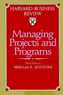 Managing projects and programs /