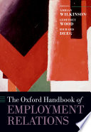 The Oxford handbook of employment relations : comparative employment systems /