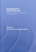 Management in South-East Asia : business culture, enterprises and human resources /