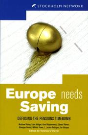 Europe needs saving : defusing the pensions time bomb /