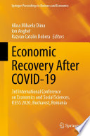 Economic Recovery After COVID-19 : 3rd International Conference on Economics and Social Sciences, ICESS 2020, Bucharest, Romania /