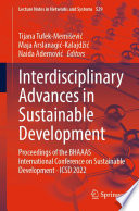 Interdisciplinary Advances in Sustainable Development : Proceedings of the BHAAAS International Conference on Sustainable Development -ICSD 2022 /