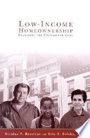 Low-income homeownership : examining the unexamined goal /