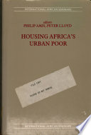 Housing Africa's urban poor /
