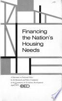 Financing the nation's housing needs /