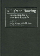 A right to housing : foundation for a new social agenda /