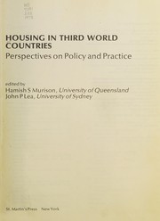 Housing in Third World countries : perspectives on policy and practice /