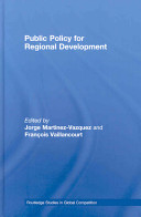 Public policy for regional development /