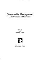 Community management : Asian experience and perspectives /