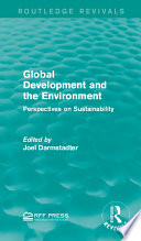 Global development and the environment : perspectives on sustainability /
