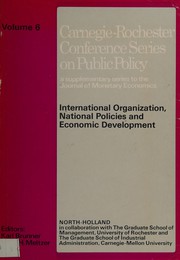 International organization, national policies and economic development /