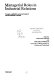 Managerial roles in industrial relations : towards a definitive survey of research and formulation of models /