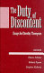 The Duty of discontent : essays for Dorothy Thompson /