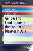 Gender and land tenure in the context of disaster in Asia /