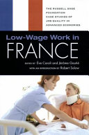 Low-wage work in France /