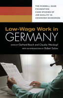 Low-wage work in Germany /