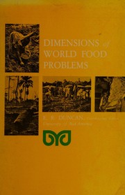 Dimensions of world food problems /