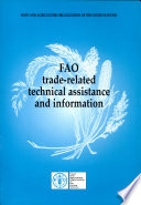FAO trade-related technical assistance and information.