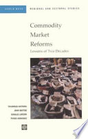 Commodity market reforms : lessons of two decades /