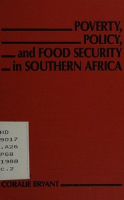 Poverty, policy, and food security in southern Africa /