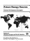 Future energy sources : national development strategies.