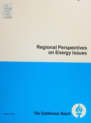 Regional perspectives on energy issues /