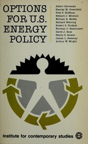 Options for U.S. energy policy /