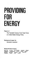 Providing for energy : report of the Twentieth Century Fund Task Force on United States Energy Policy /