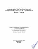 Assessment of the results of external independent reviews for U.S. Department of Energy projects /