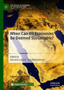 When can oil economies be deemed sustainable? /