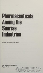 Pharmaceuticals among the sunrise industries /