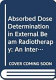 Absorbed dose determination in external beam radiotherapy : an international code of practice for dosimetry based on standards of absorbed dose to water.