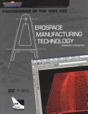 Proceedings of the 1998 Aerospace Manufacturing Technology Conference.