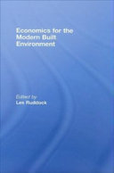 Economics for the modern built environment /