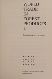 World trade in forest products, 2 /
