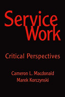 Service work : critical perspectives /