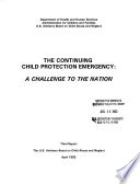 The Continuing child protection emergency : a challenge to the nation : third report /