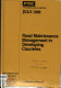 Developing countries : highways : proceedings of Seminar G held at the PTRC summer annual meeting, University of Sussex, England, from 15-18 July 1985.