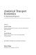 Analytical transport economics : an international perspective /