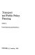 Transport and public policy planning /