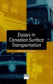 Essays in Canadian surface transportation /