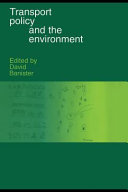 Transport policy and the environment /