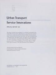 Urban transport service innovation /