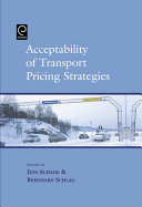 Acceptability of transport pricing strategies /