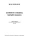 Methods for evaluating road safety measures : a report /