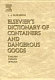 Elsevier's dictionary of containers and dangerous goods : in English, French and Spanish /