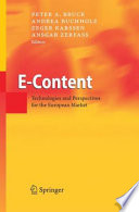 E-content : technologies and perspectives for the European market /